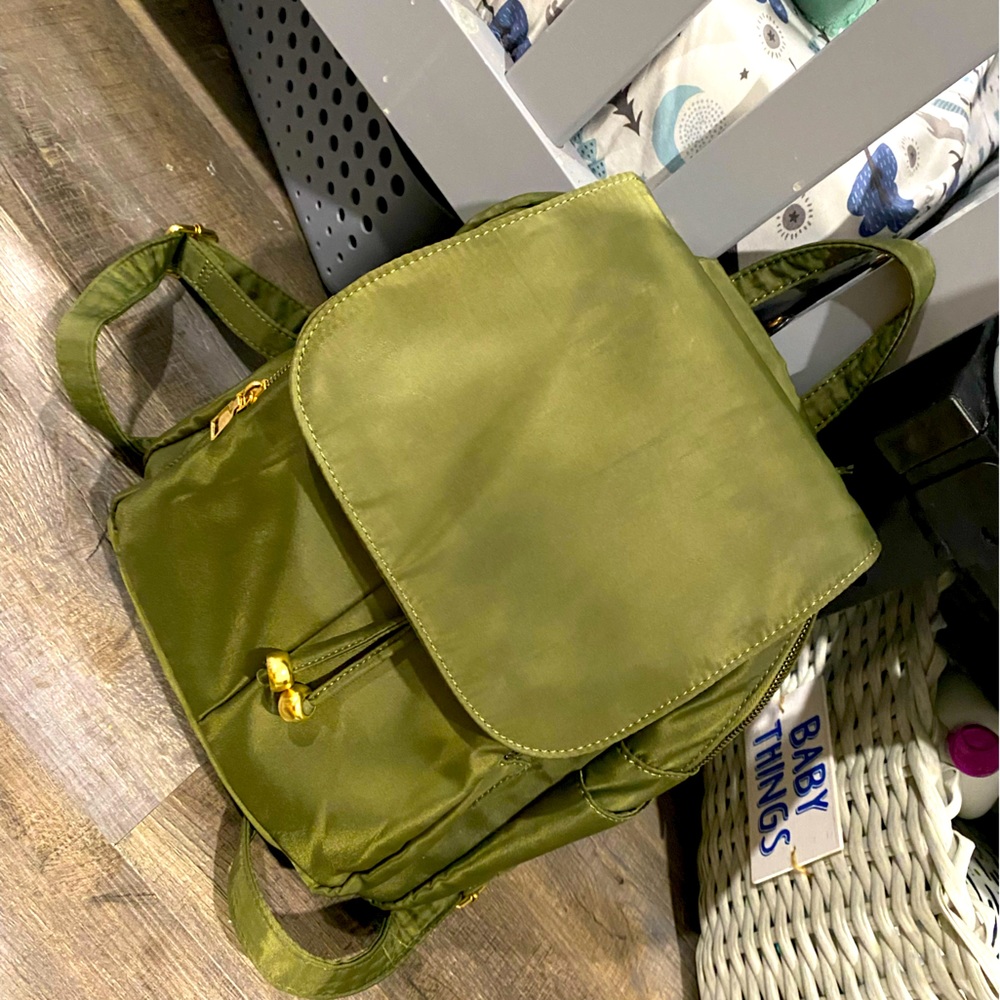 Olive green backpack